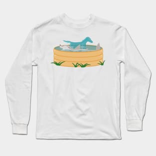 Puppy Pool Party Long Sleeve T-Shirt